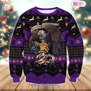 HOT TREND Crown Royal Eagle Ugly Sweater