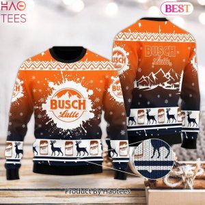 HOT TREND Deer Busch Latte Christmas Ugly Sweater