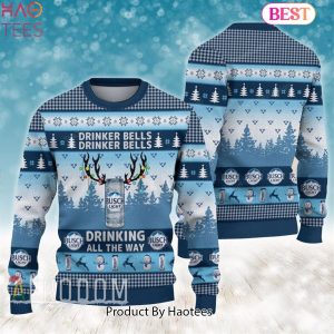 HOT TREND Drinker Bells Busch Light Ugly Sweater