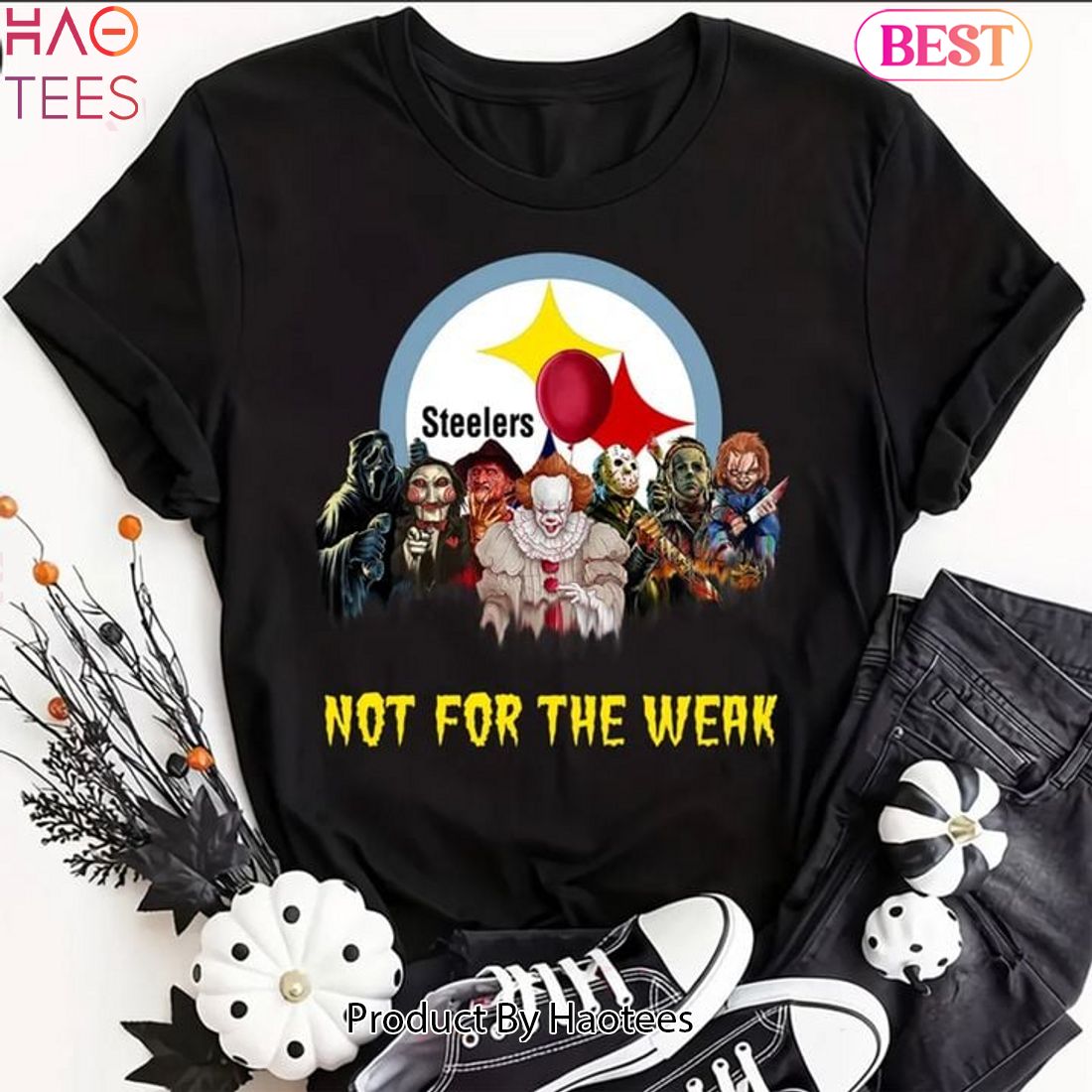 HOT TREND Halloween Pittsburgh Steelers Not For The Weak Unisex T-Shirt