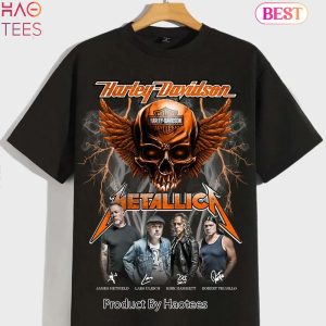 HOT TREND Harley-Davidson Collab Metallica Unisex T-Shirt