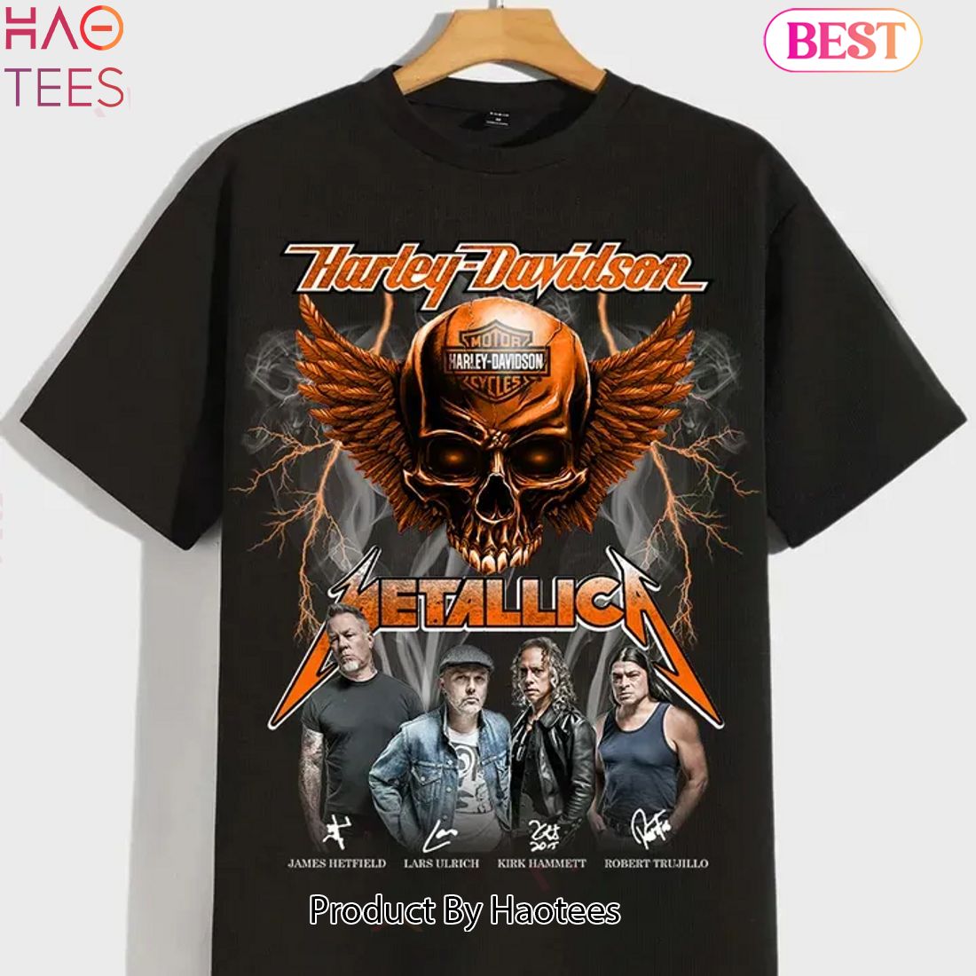 HOT TREND Harley-Davidson Collab Metallica Unisex T-Shirt