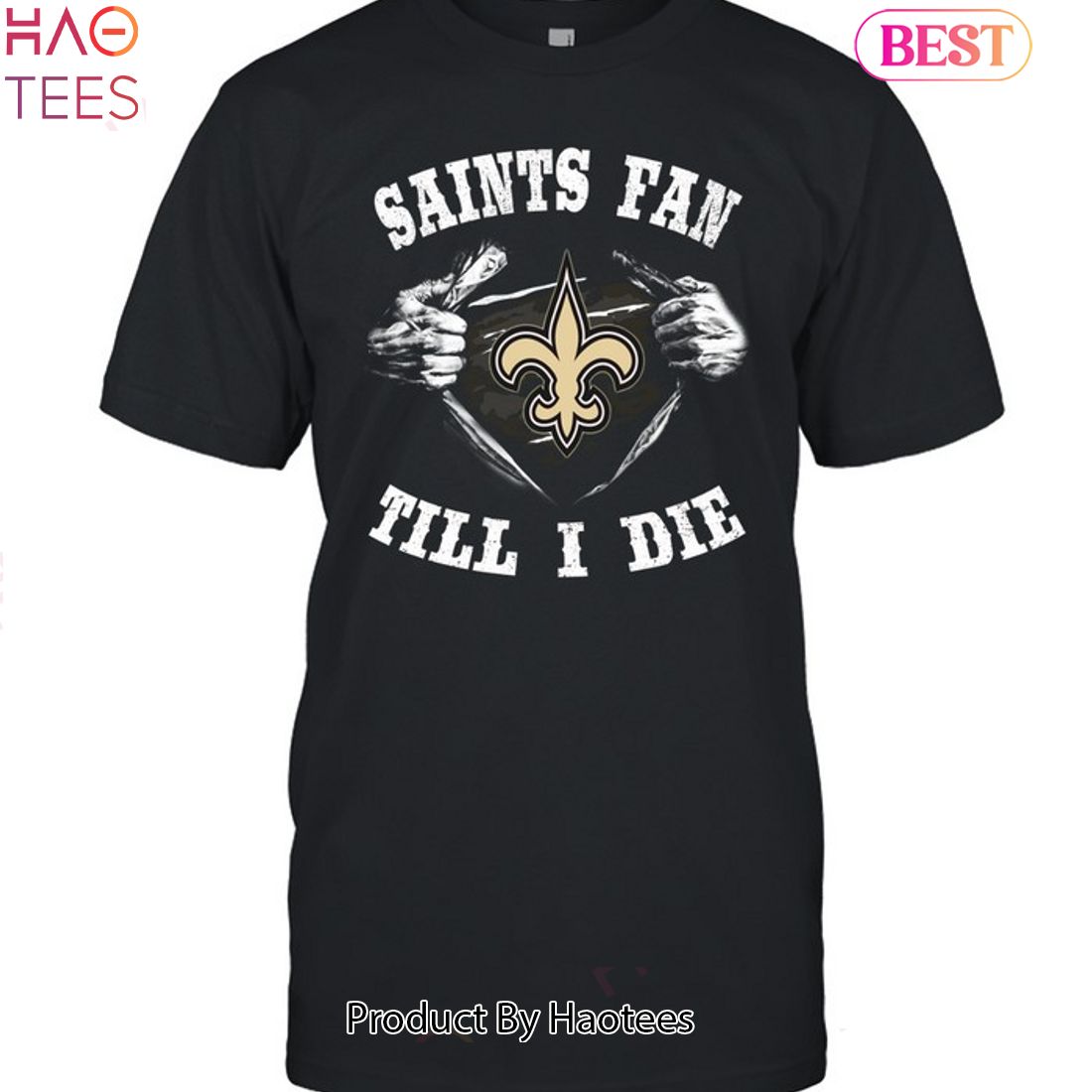 saints fan shirt