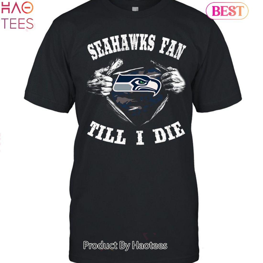 Seattle Seahawks Fan Fan Till I Die Shirt