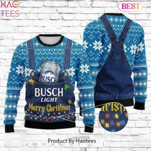 HOT TREND Merry Christmas Busch Light Sweater