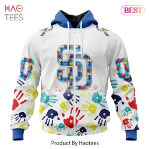 HOT TREND MLB San Diego Padres Special Autism Awareness Design Hoodie