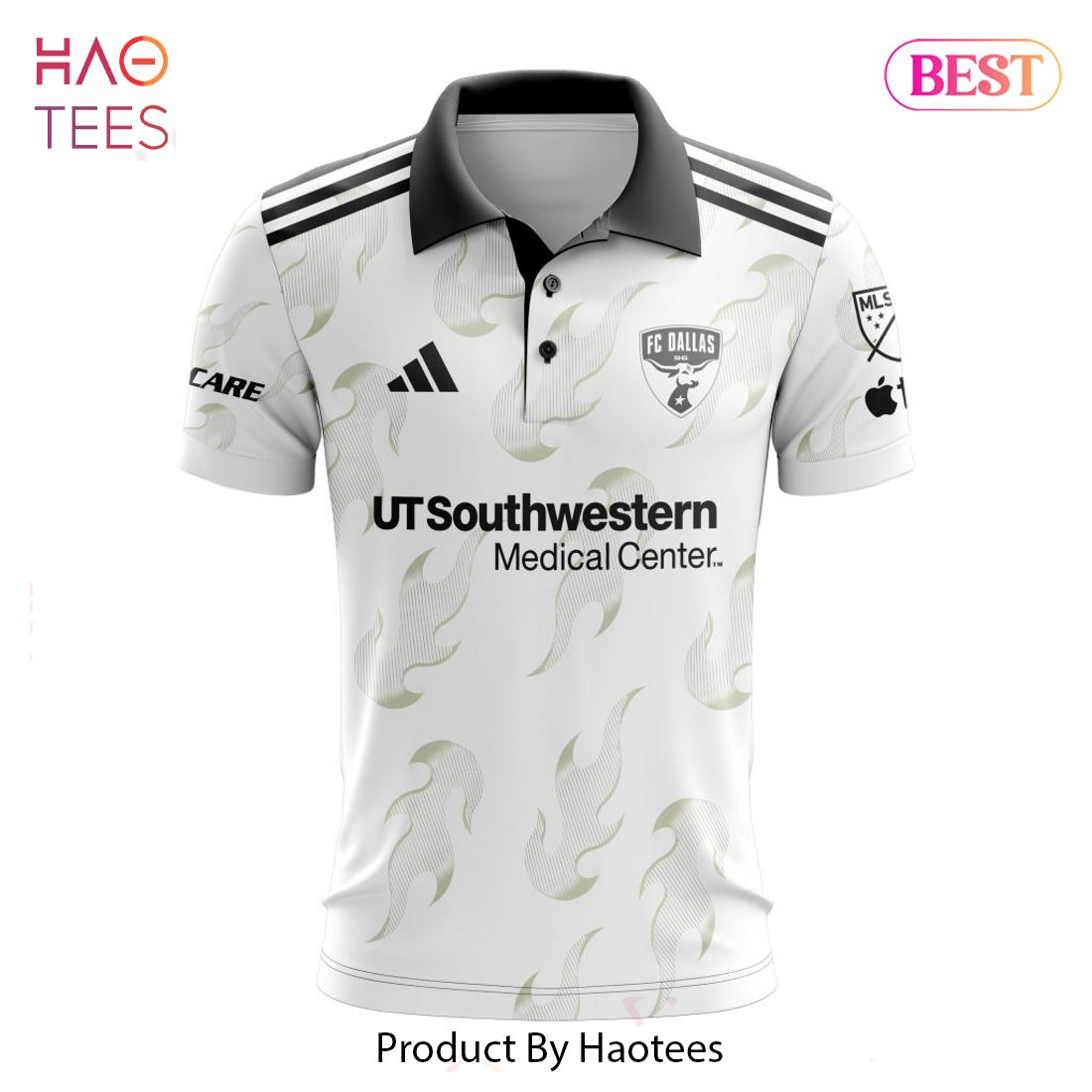 HOT TREND MLS FC Dallas 2023 Away Burn Baby Burn Custom Polo