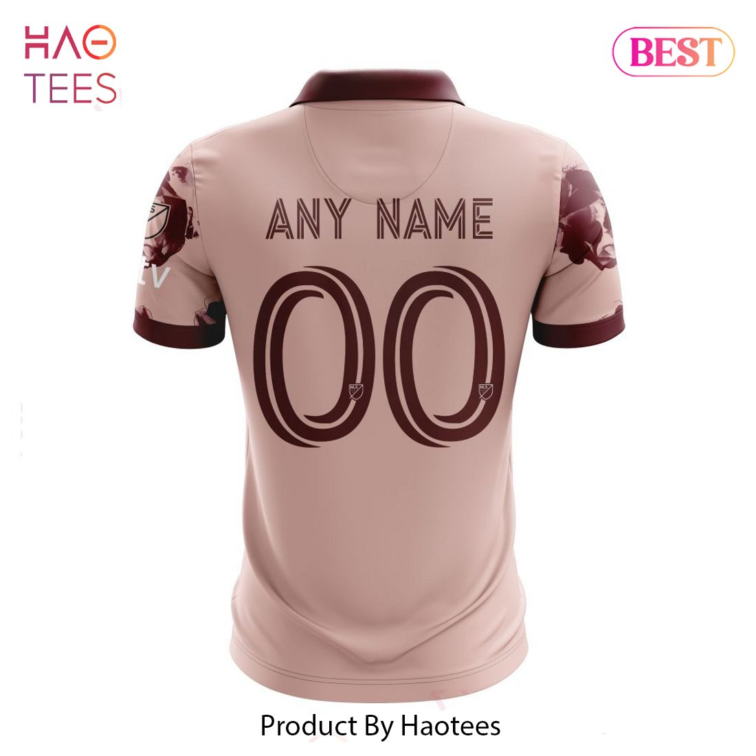 HOT TREND MLS Portland Timbers 2023 Away Heritage Rose Custom Polo HOT TREND MLS Portland Timbers 2023 Away Heritage Rose Custom Polo