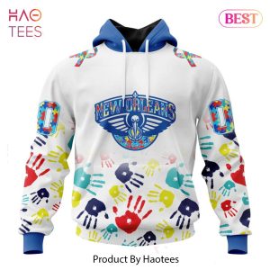 HOT TREND NBA New Orlean Pelicans Special Autism Awareness Design ST2303 Hoodie