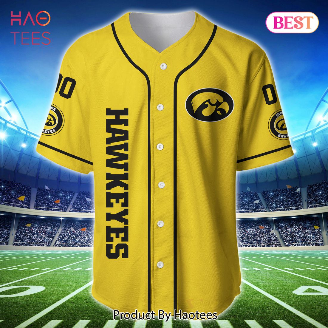 HOT TREND NCAA Iowa Hawkeyes Baseball Jersey