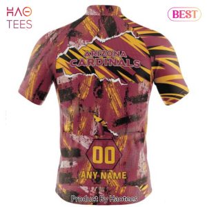 HOT TREND NFL Arizona Cardinals Special Mix Stripes Design Cycling Jersey Hoodie