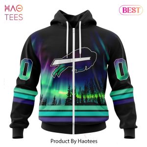 HOT TREND NFL Buffalo Bills Special Design With Northern Lights Hoodie
