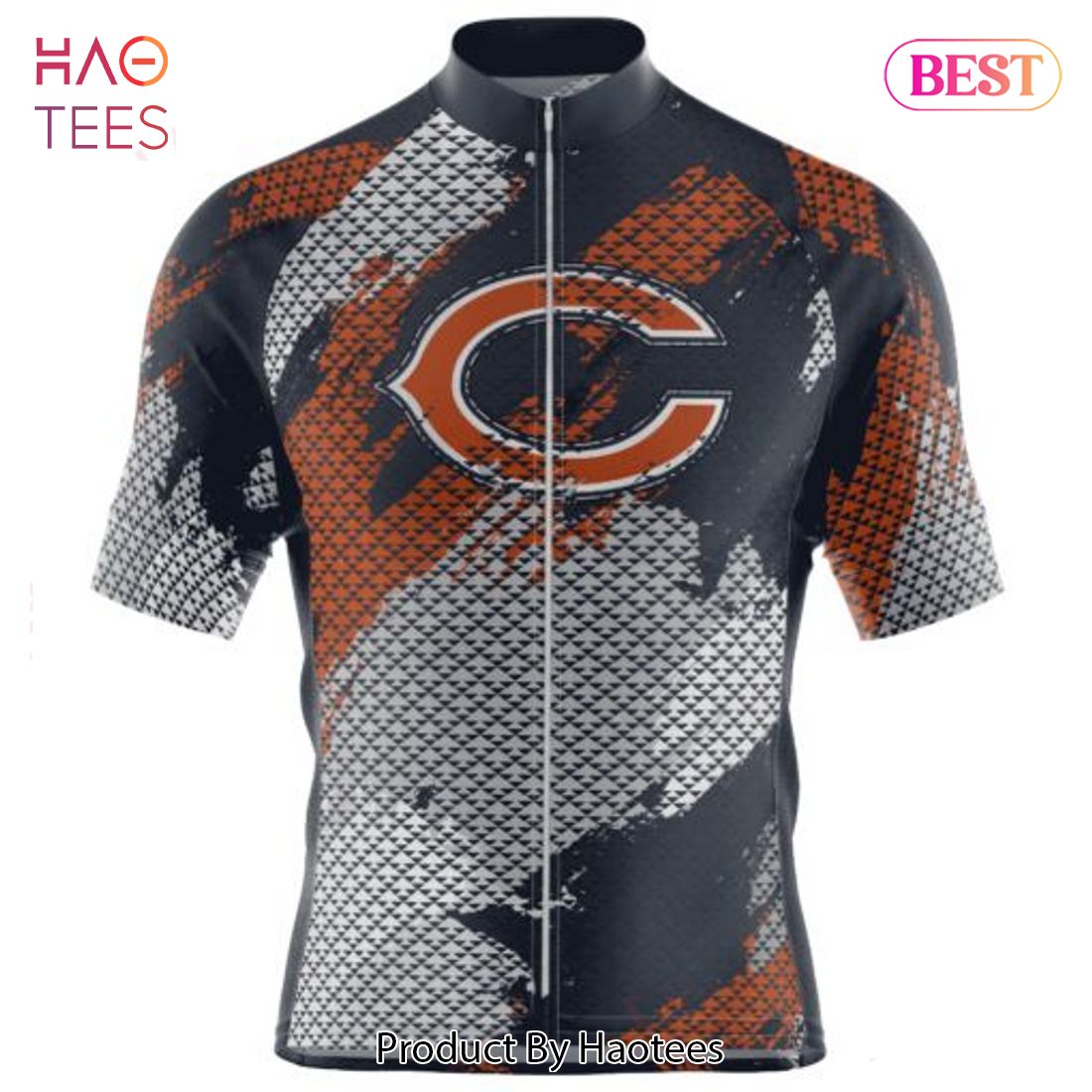 HOT Chicago Bears Mono Cycling Jersey Hoodie