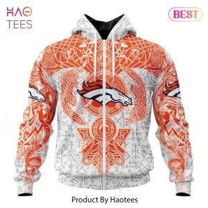 HOT TREND NFL Denver Broncos _ Norse Viking Symbols Hoodie