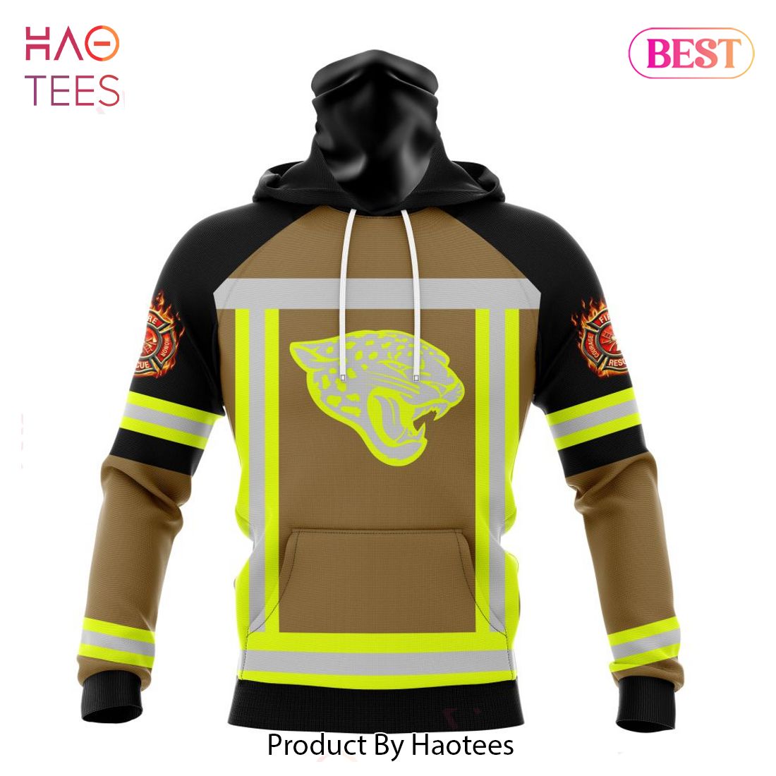 HOT TREND NFL Jacksonville Jaguars Special Firefighter Uniform Design Hoodie HOT TREND NFL Jacksonville Jaguars Special Firefighter Uniform Design Hoodie