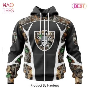 HOT TREND NFL Las Vegas Raiders Special Camo Hunting Design Hoodie