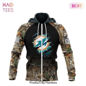 HOT TREND NFL Miami Dolphins Special Camo Hunting Design Hoodie