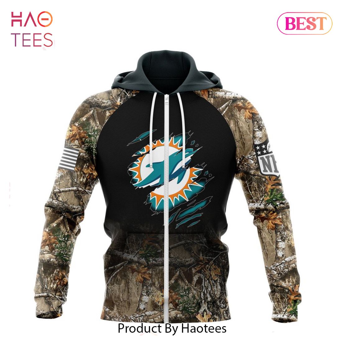 HOT TREND NFL Miami Dolphins Special Camo Hunting Design Hoodie HOT TREND NFL Miami Dolphins Special Camo Hunting Design Hoodie