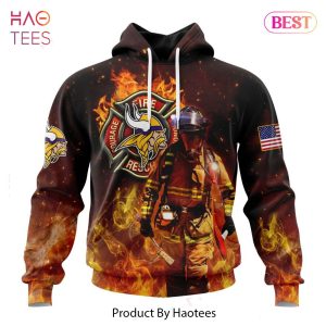 HOT TREND NFL Minnesota Vikings Honor Firefighters – First Responders Hoodie