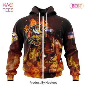HOT TREND NFL Minnesota Vikings Honor Firefighters – First Responders Hoodie