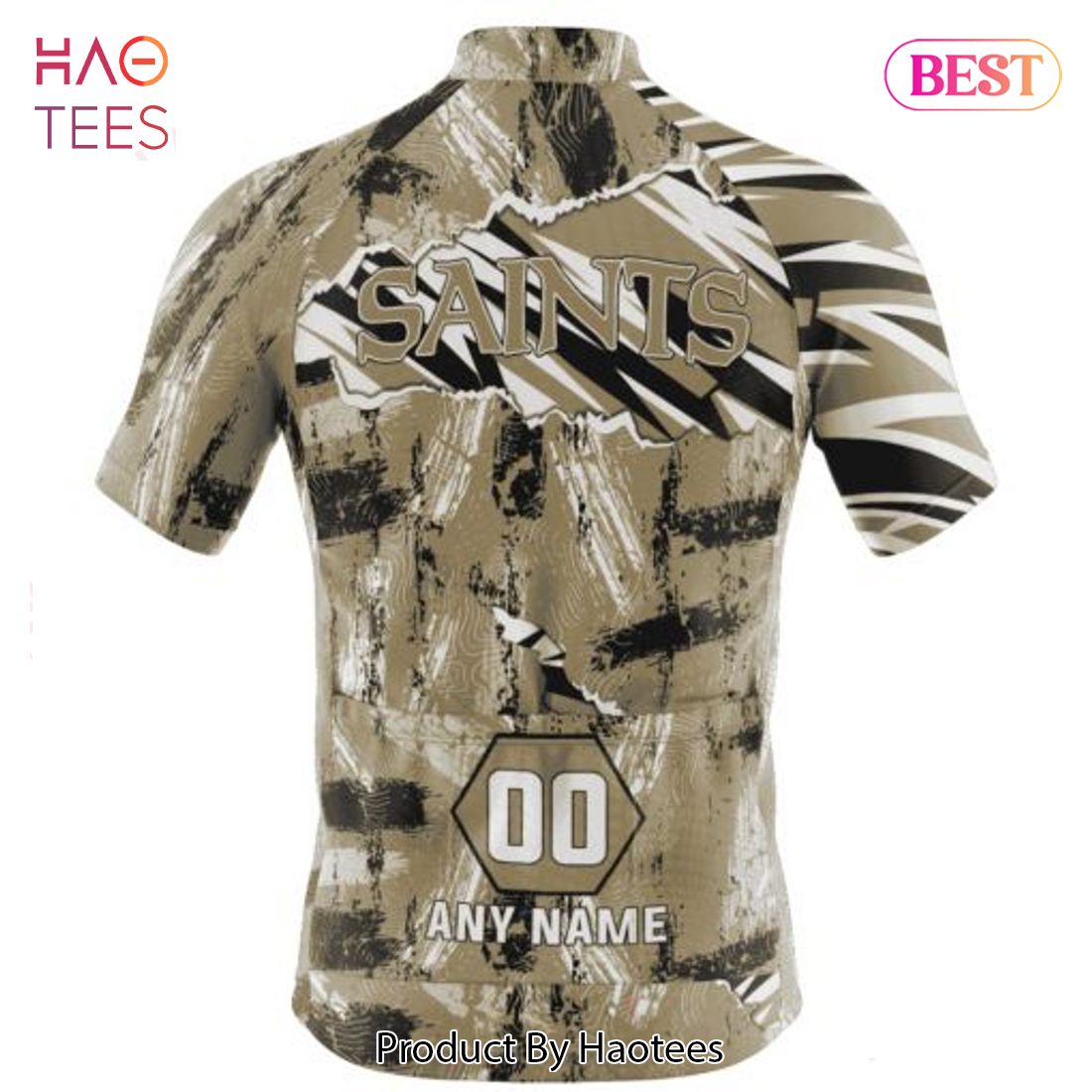 BEST NFL New Orleans Saints Special Camo Design Cycling Jersey Hoodie