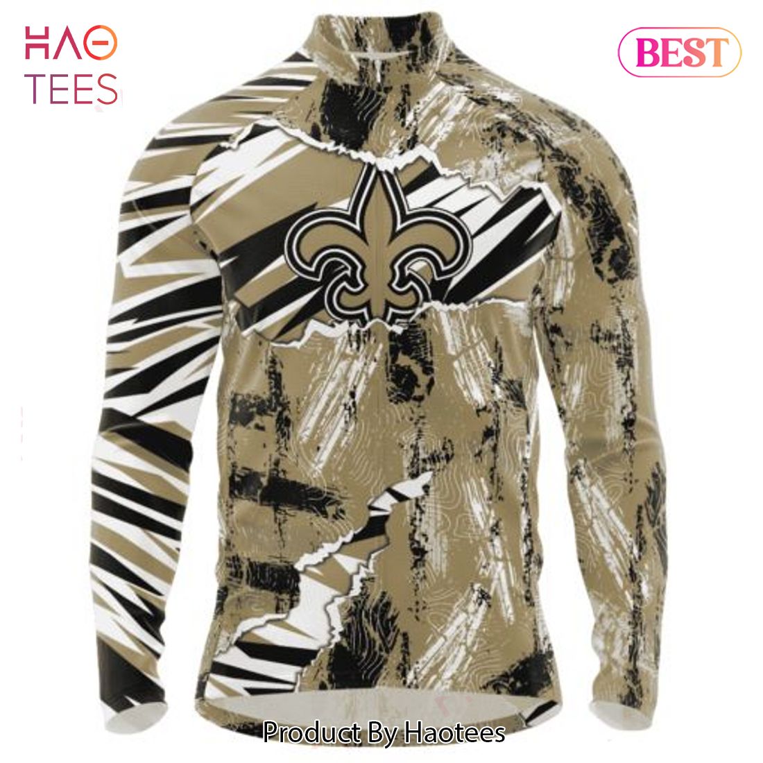 HOT TREND NFL New Orleans Saints Special Mix Stripes Design Cycling Jersey Hoodie HOT TREND NFL New Orleans Saints Special Mix Stripes Design Cycling Jersey Hoodie