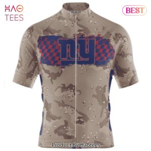 HOT TREND NFL New York Giants Special Desert Camo Design Cycling Jersey Hoodie