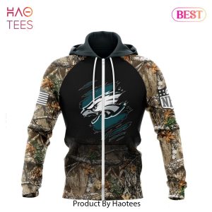 HOT TREND NFL Philadelphia Eagles Special Camo Hunting Design Hoodie