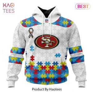 HOT TREND NFL San Francisco 49ers Special Autism Awareness Design Hoodie