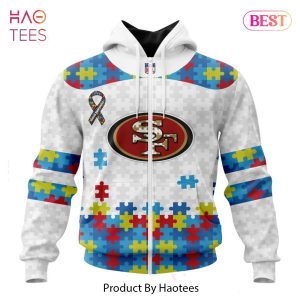 HOT TREND NFL San Francisco 49ers Special Autism Awareness Design Hoodie