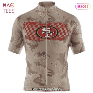 HOT TREND NFL San Francisco 49ers Special Desert Camo Design Cycling Jersey Hoodie