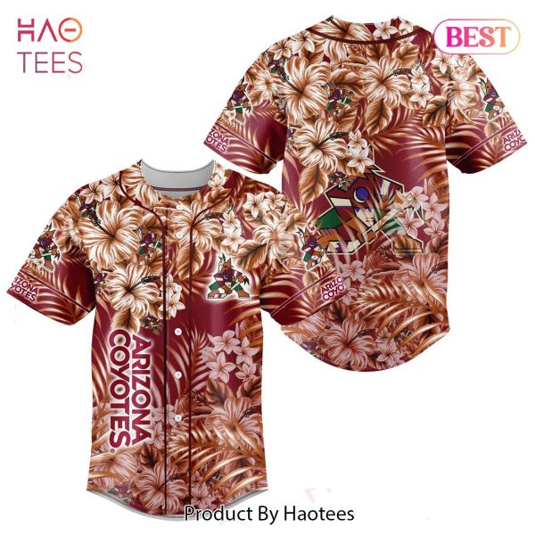 HOT TREND NHL Arizona Coyotes Special Hawaiian Design Baseball Jersey Jeysey