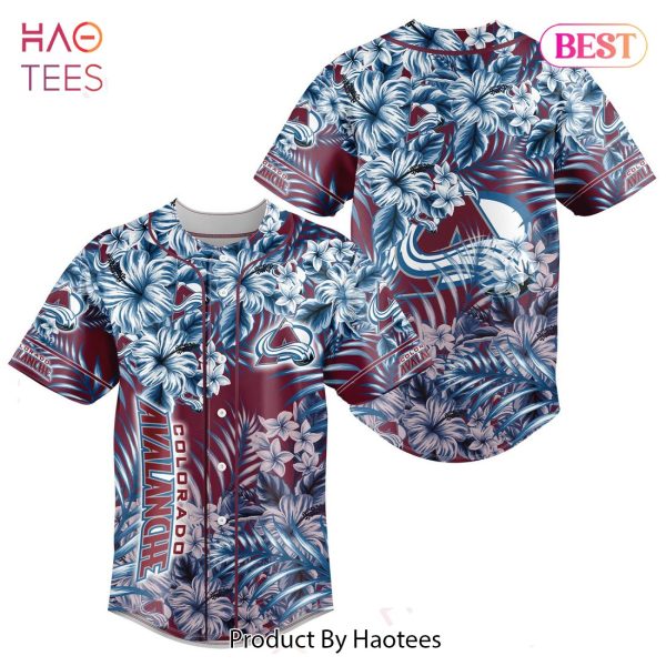 HOT TREND NHL Colorado Avalanche Special Hawaiian Design Baseball Jersey Jeysey