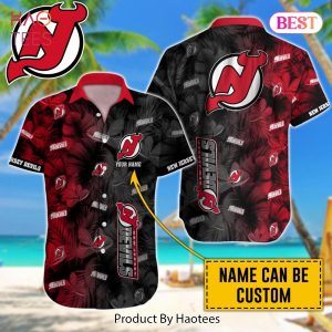 HOT TREND NHL New Jersey Devils Special Hawaiian Design Button Shirt Jeysey