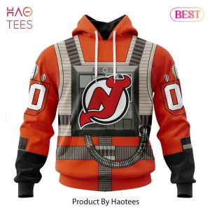HOT TREND NHL New Jersey Devils Star Wars Rebel Pilot Design  Jeysey