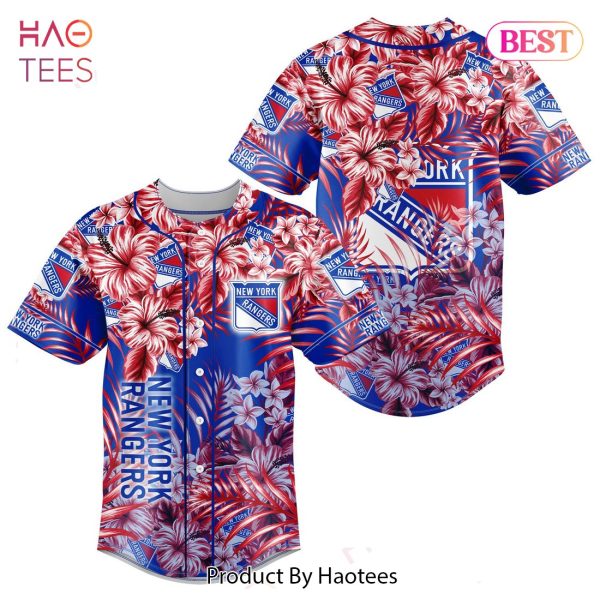 HOT TREND NHL New York Rangers Special Hawaiian Design Baseball Jersey Jeysey