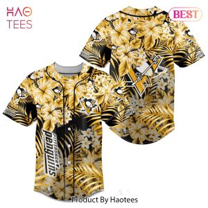 HOT TREND NHL Pittsburgh Penguins Special Hawaiian Design Baseball Jersey Jeysey