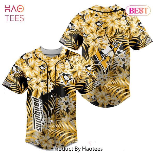 HOT TREND NHL Pittsburgh Penguins Special Hawaiian Design Baseball Jersey Jeysey