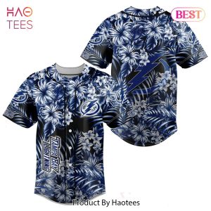 HOT TREND NHL Tampa Bay Lightning Special Hawaiian Design Baseball Jersey Jeysey