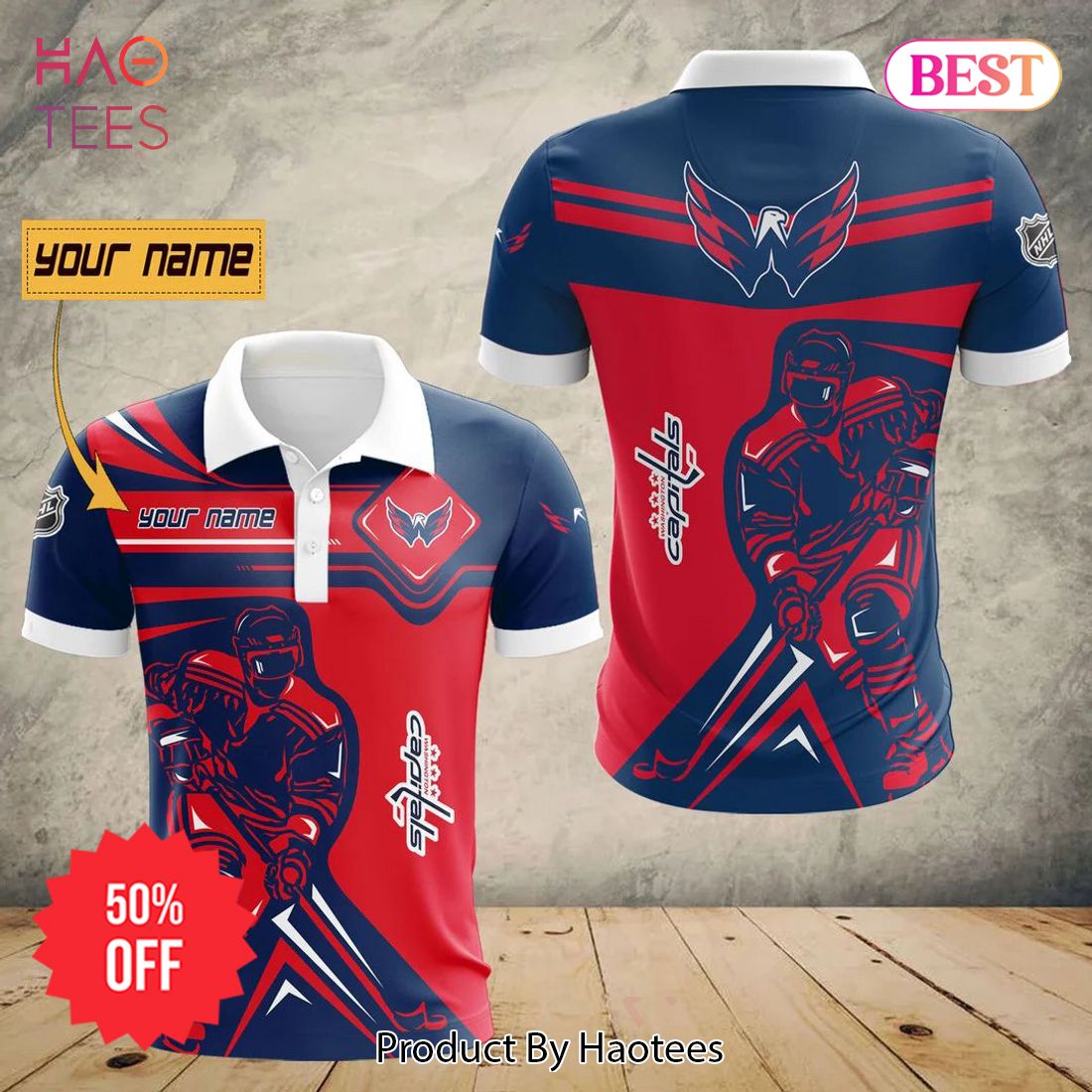 HOT TREND NHL Washington Capitals Special Polo Concept