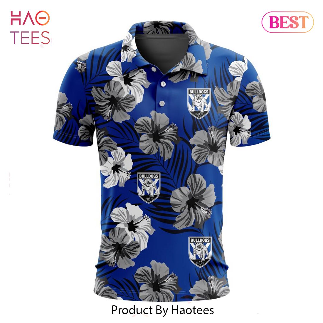 HOT TREND NRL Canterbury-Bankstown Bulldogs Special Aloha Golf Polo Design