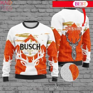 HOT TREND Personalized Busch Beer Christmas Sweater