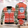 HOT TREND Personalized Busch Latte Camo Xmas Blue Sweater