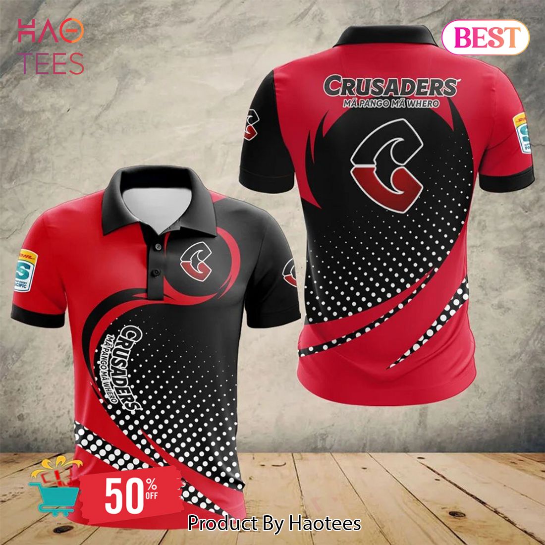 HOT TREND Super Rugby BNZ Crusaders Special Polo Design HOT TREND Super Rugby BNZ Crusaders Special Polo Design