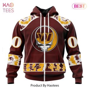 HOT TREND Washington Commanders Special Grateful Dead Design Hoodie