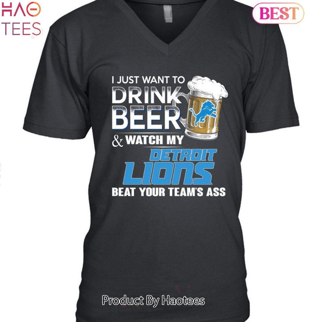 Top i just want to drink beer & watch my Dallas Cowboys beat your team ass  shirt - Limotees