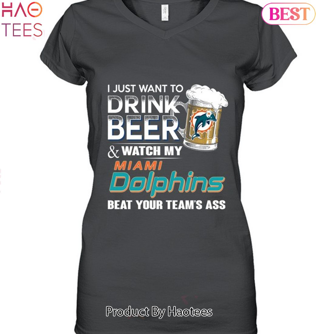 MIAMI MAKES ME DRINK - Miami Dolphins - T-Shirt