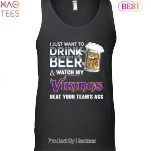 Vikings Shirt Drink Beer Beat Your Team's Ass Minnesota Vikings Gift -  Personalized Gifts: Family, Sports, Occasions, Trending