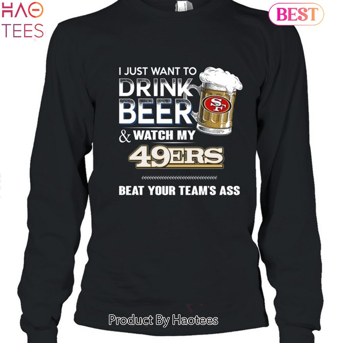 SF Football Niners Make Me Drink Funny Football Fan Shirt for Men