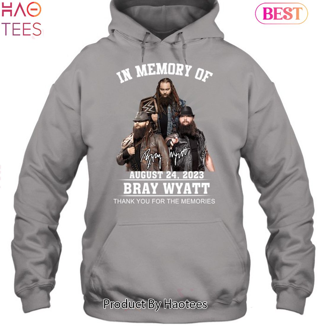 In Memory Of Bray Wyatt August - 24 2023 Thank You For The Memories Unisex T-Shirt In Memory Of Bray Wyatt August - 24 2023 Thank You For The Memories Unisex T-Shirt